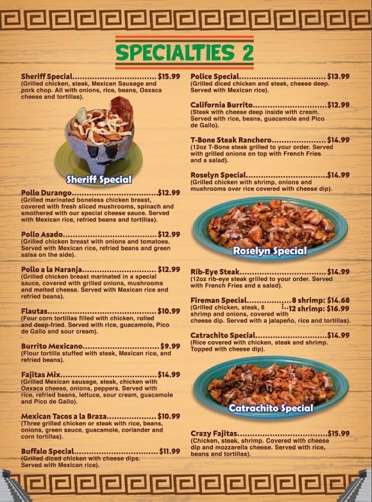 Monte Alban #3 Menu image 1