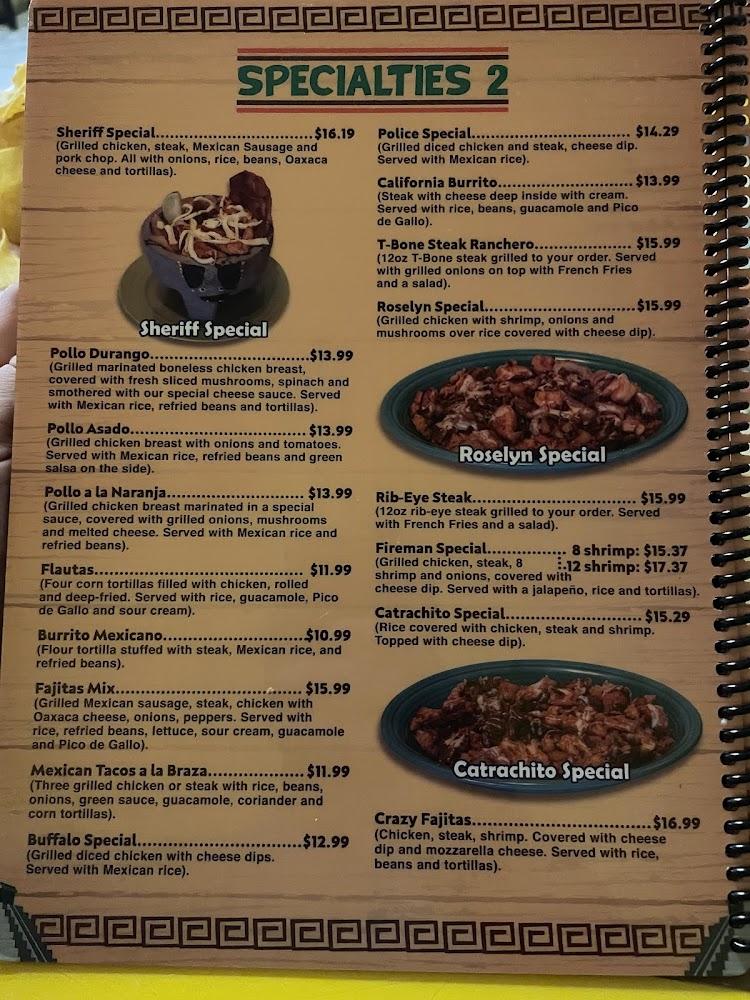 Monte Alban #3 Menu image 3