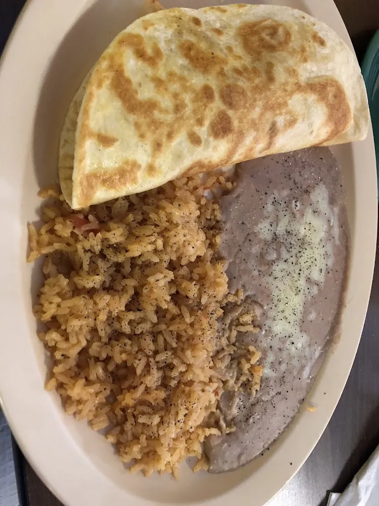 Quesadilla Rice and Beans